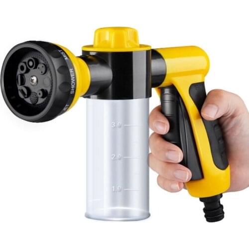 Portable Auto Foam Lance Water Gun High Pressure 3 Grade Nozzle Jet Car Washer Sprayer Cleaning Tool Automobiles Wash Tools