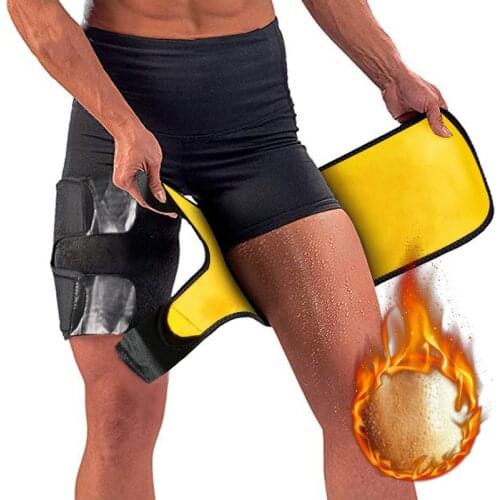 Sauna Effect Leg Shaper Sweet Sweat Slimmer Belt Women Body Shaper Sweating Slimming Belt Leg Straps Latex Sweating Leg Belts