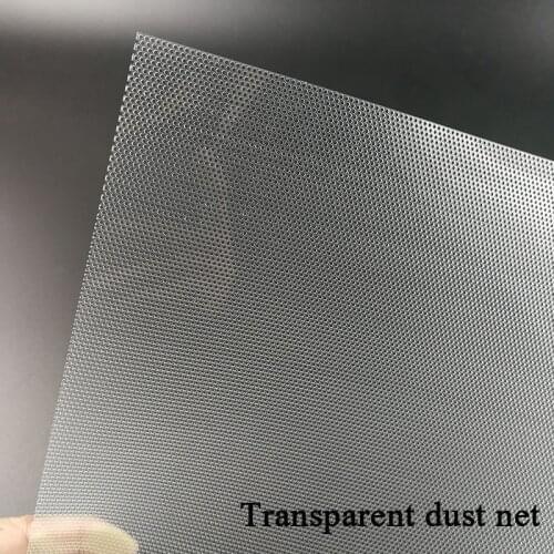 Transparent computer case dust-proof net + soft magnetic paste filter dust DIY side panel of heat dissipation net