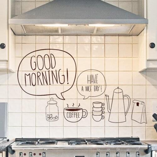 Self-adhesive wall stickers restaurant kitchen stove tile oil-proof stickers waterproof stickers cartoon cute transparent range