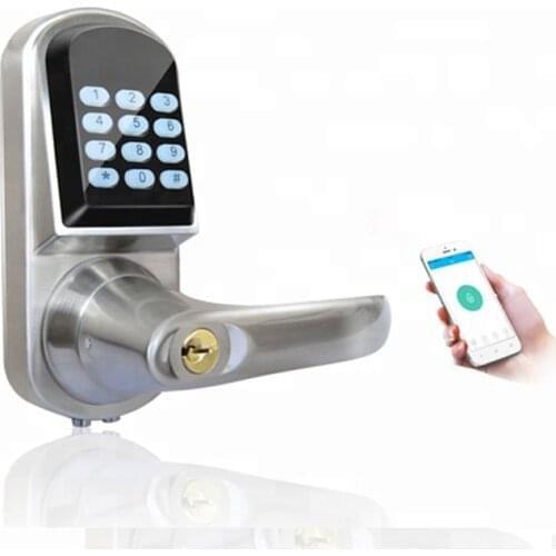 Smart Bluetooth Door Lock Cylinder Electric Keypad Code RFID Deadbolt Lock Security Keyless Mobile APP Control Digital Door Lock