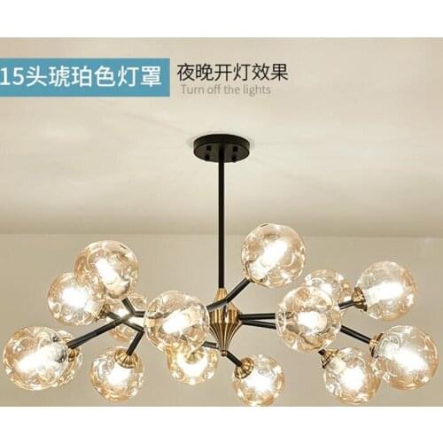 Modern luxury chandelier for Dining Room Kitchen Living Room Bedroom glass ball chandelier Indoor farmhouse lighting