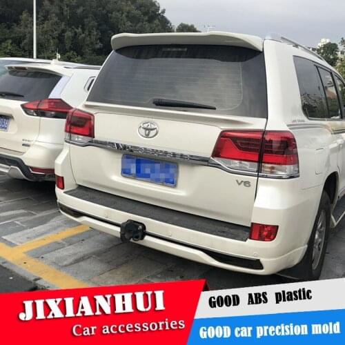 For Land Cruiser Spoiler 2011-2018 Toyota Land Cruiser 150 yck Spoiler ABS plastic Material Car Rear Wing Color Rear Spoiler