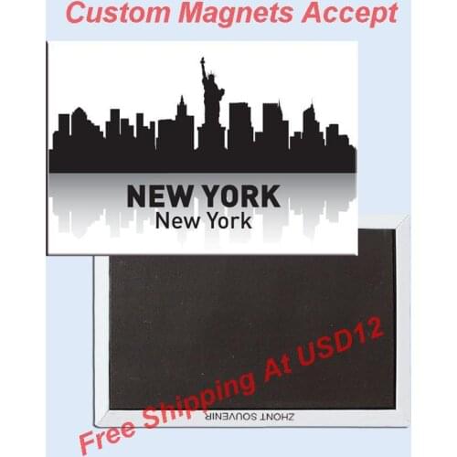 USA Travel Magnets Gifts ,New York City Skyline,USA Souvenir Fridge Magnet 5698