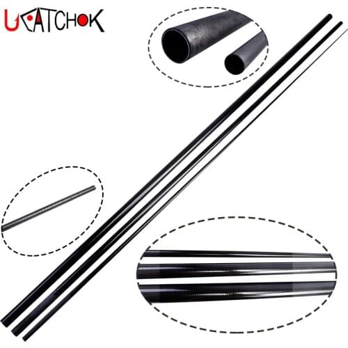 4.2M 3Sections mixed carbon fiber surf casting Fishing Rod Blank Fast Action DIY Rod Surf stick Pole Olta Pesca