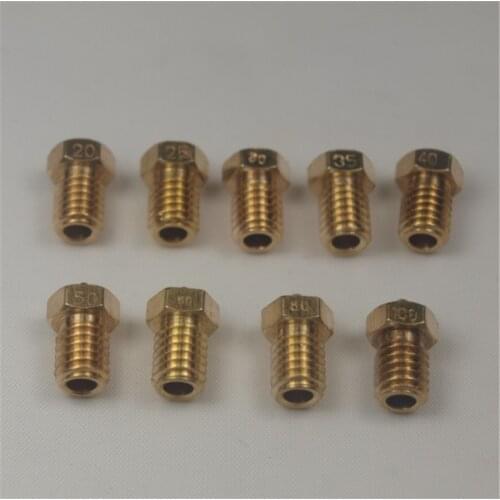 Ultimaker 2/ 2+Extended + 9pcs*E3D nozzle kit/set for Olsson block(9 sizes nozzle) 1.75/3 mm