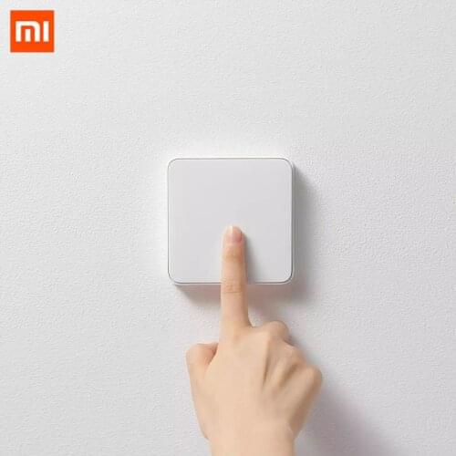 Xiaomi Mijia Smart Switch Voice Control Smart Light Remote Control OTA Wall Switch Single/Double Fire Wire Open Dual Switch