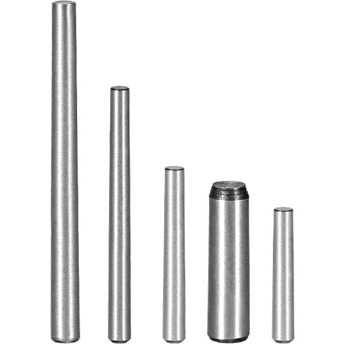 Uxcell 25Pcs Carbon Steel 3x12/16/20/25/30/35/40/50/60mm 6x16/20mm 1:50 Taper Pin Release Easily Plain Finish
