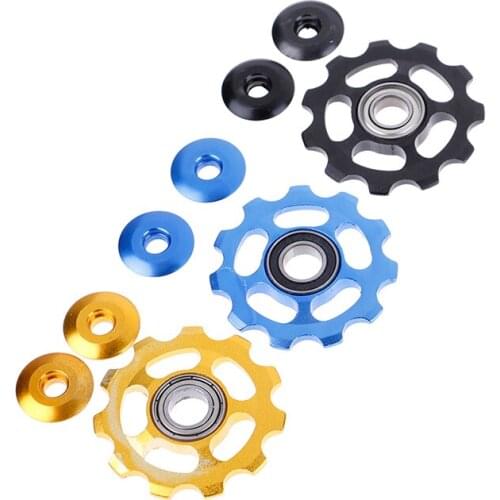 4/5/6MM 11T MTB Bicycle Rear Derailleur Jockey Wheel Bearing Pulley Road Bike Guide Roller