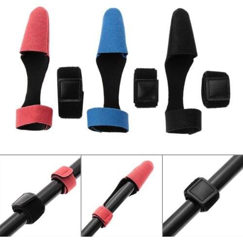 1Set Fishing Rod Tie Outdoor Elastic Bandage Fastener Straps Tip Cover Reusable Sleeves Pole Glove Truss Cane Protector Case