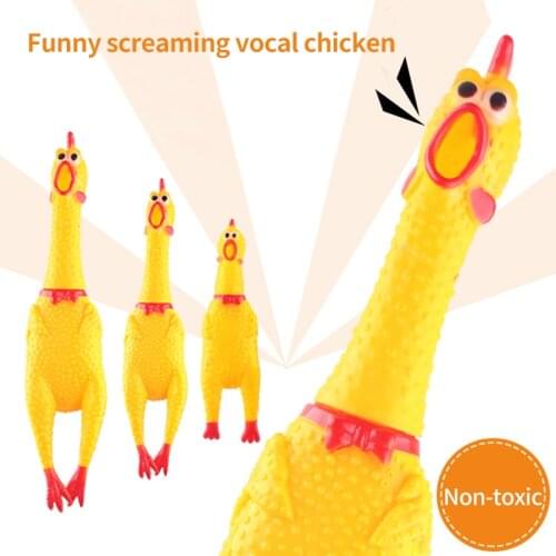 16cm 30cm 38cm Screaming Chicken Dog Toys Squeeze Sound Pet Cat Toy Dogs Large Dogs Small Dogs Pet Toy Supplies Toys