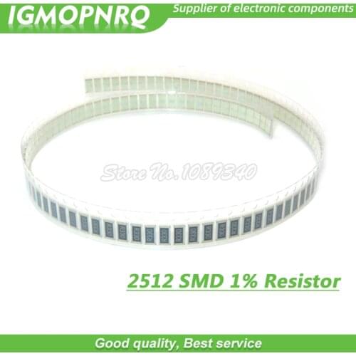 50Pcs 2512 SMD fixed resistor 1% 0.1R 0.01R 0.05R 0.001R 0.33R 1R 0R 10R 100R 0.001 0.01 0.1 0.33 0.05 0 10 100 ohm 2512-1R