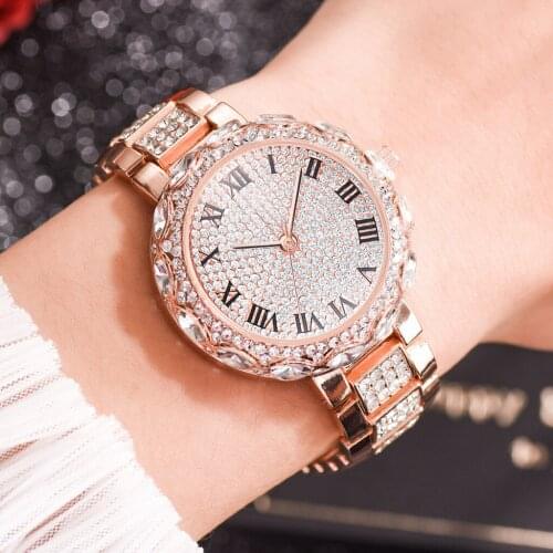 Women Watch Woman 2020 Luxury Brand Gold Clock Lady Wrist Watches Crystal Female Ladies Watch Womens Wristwatch No Logo A3766