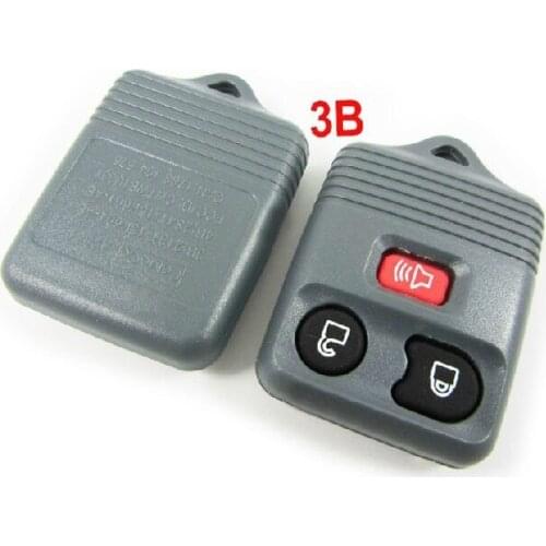 3 BUTTONS REMOTE KEY FOB CASE SHELL PAD FOR FORD ESCAPE RANGER EXPLORER FREESTAR TRANSIT IN GRAY 50PCS/LOT
