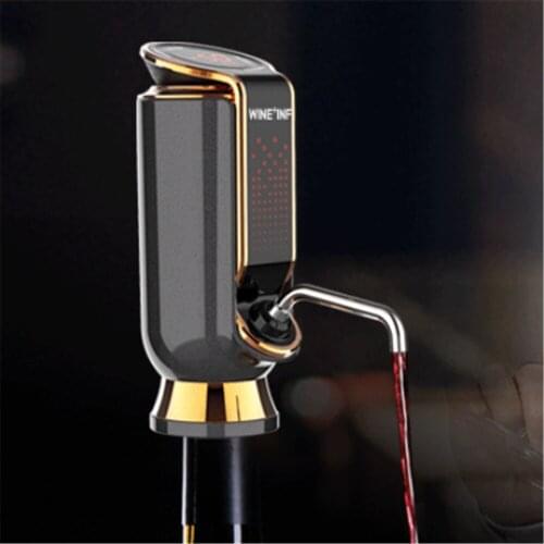 Electric Wine Aerator Wine Dispenser Pump USB Automatic Wine Pourer Instant Wine Decanter One-Touch Wine Oxidizer