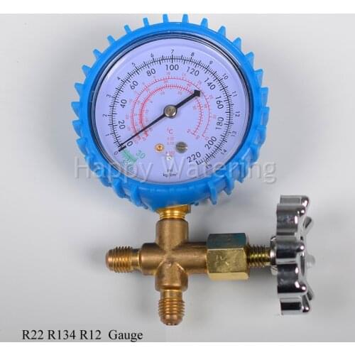 Automotive Car Air Conditioning Refrigeration Tools Refrigerant Pressure Gauge Low Pressure