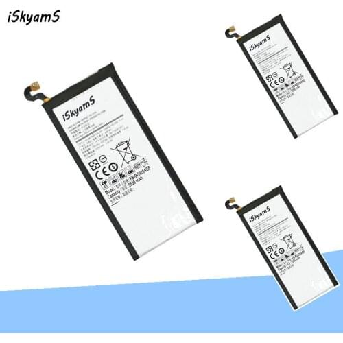 ISkyamS 3x 2550mAh EB-BG920ABE Replacement Li-ion Battery For Samsung Galaxy S6 G9200 G920i G920f G920A G920T G920K