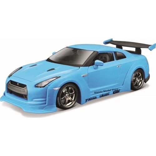 Maisto 1:24 Tokyo Mods Nissan GT-R Highly-detailed die-cast precision model car Model collection gift