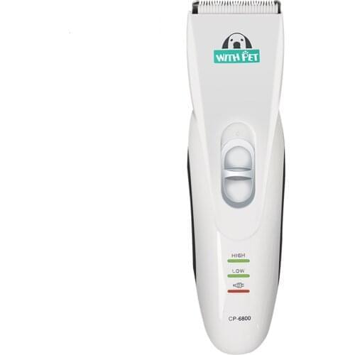 CP-6800 Pet Electric Trimmer Professional Grooming Haircut Shaver Machine Silver Rechargeable Dog Grooming Clipper