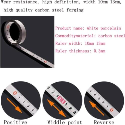 Metric Steel Miter Track Tape Measure 0.5'' Self Adhesive Scale Ruler Tape 1-3M For Router Table Saw T-Track Woodworking Tools
