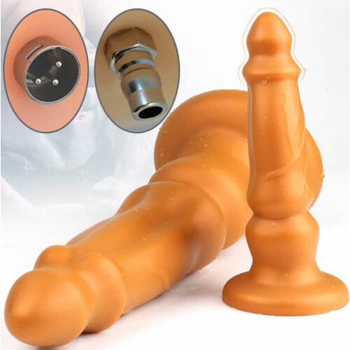 Thick Sex Machine Attachment Senior Soft Liquid Silicone Dildo Accessories Suction Cup Anal Plug Love Machine Toys For Adult M18