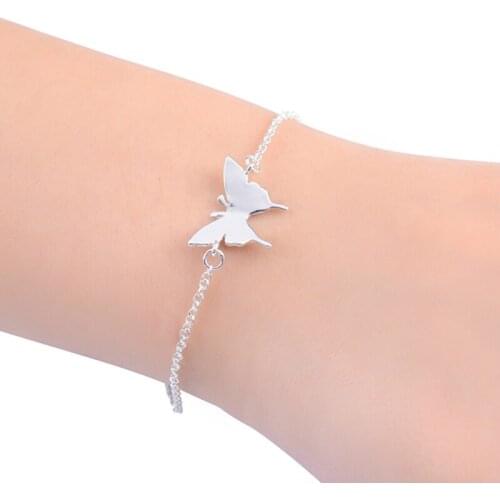 Gift For Her- Cute Butterfly Bracelet Charms Insect Bugs Bracelets For Women Kids Loved Fashion Jewelry Lucky Gift