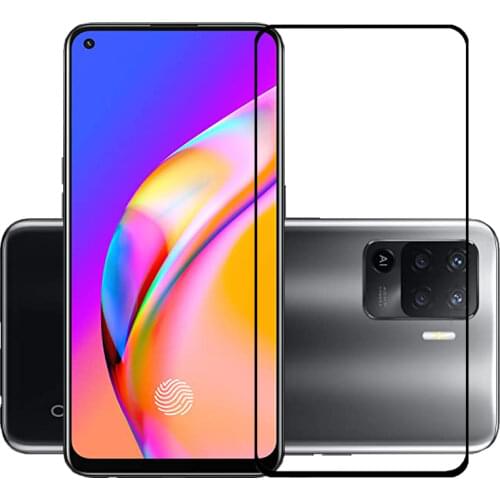 Full Cover Screen Protectors For OPPO F19/F19 PRO Scratch Proof Protective Film Tempered Glass For OPPO F19