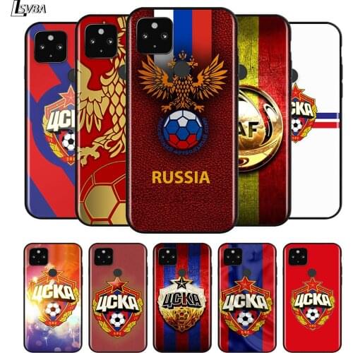 Russian Football LOGO Shockproof Cover for Google Pixel 5 5A 5XL 4 4A XL 5G Black Phone Case Shell Soft Fundas Coque Capa