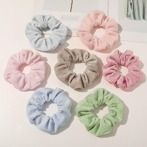 Fuzzy Elastic Hair Bands Wash Hair Ring Scrunchies Autumn Headwear Hair Loop Girl Hair Accessories Women Rubber Bands