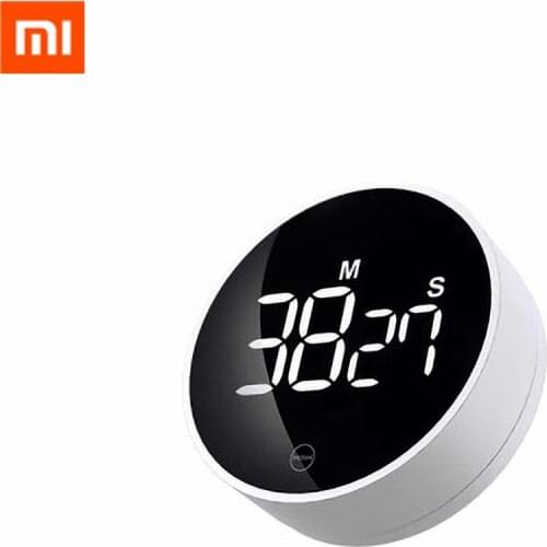 Xiaomi LED Digital Kitchen Timer Magnetic Counter Alarm Clock Rotating For Cooking Shower Study Stopwatch Electronic Countdown