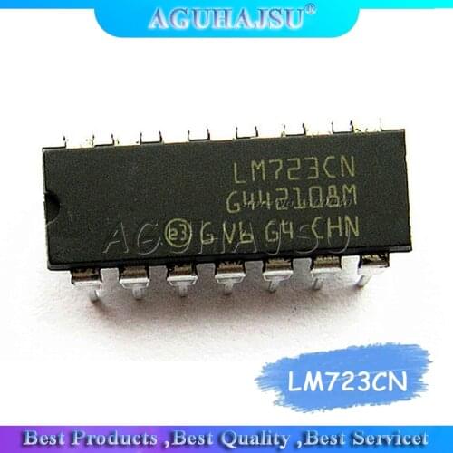 10pcs/lot LM723CN LM723 DIP Adj. Voltage Regulator IC 2-37V 150mA New Original