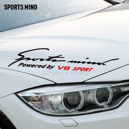 10 Pieces Sports Mind V6 Car Sticker decal auto accessories for bmw honda audi mitsubishi toyota ford nissan subaru accessories