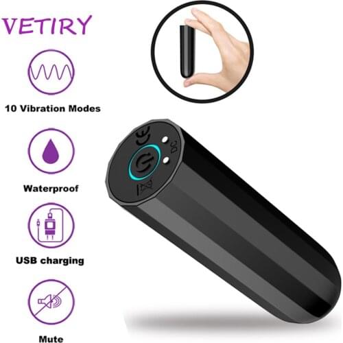 VETIRY 10 Speeds Bullet Vibrator Dildo Vibrators Sex Toys For Women Masturbation G-spot Massage Clitoris Vagina Stimulator