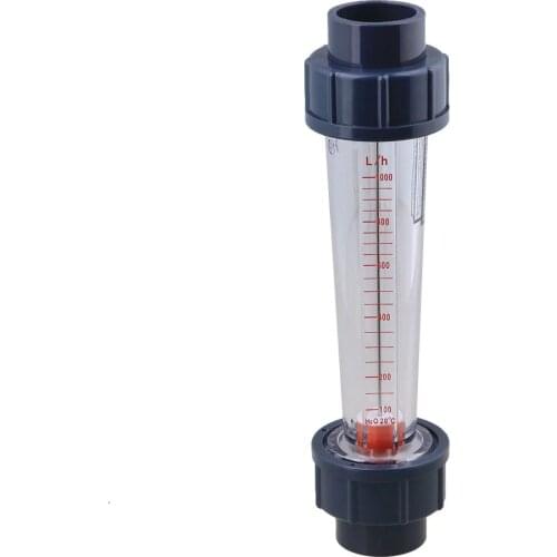 100-1000L/H Plastic Tube Type Liquid Water Rotameter LZS-25 Flow Meter