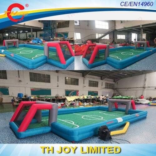 12 days Free shipping!outdoor kids inflatable soccer court,inflatable football pitch,inflatable football soccer field for sale