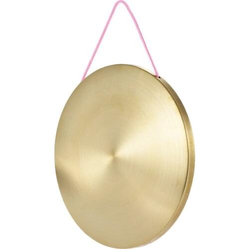 15cm Hand Gong Cymbals Brass Copper Chapel Opera Percussion Instruments with Round Play Hammer