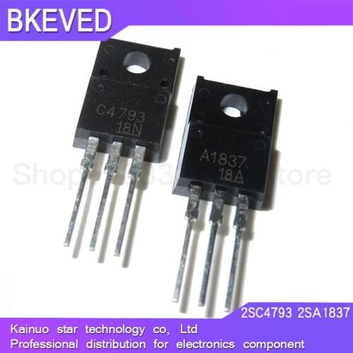 20PCS 10pair 10pcs 2SC4793 TO220 10pcs 2SA1837 TO-220 C4793 A1837 230V 1A Original and new