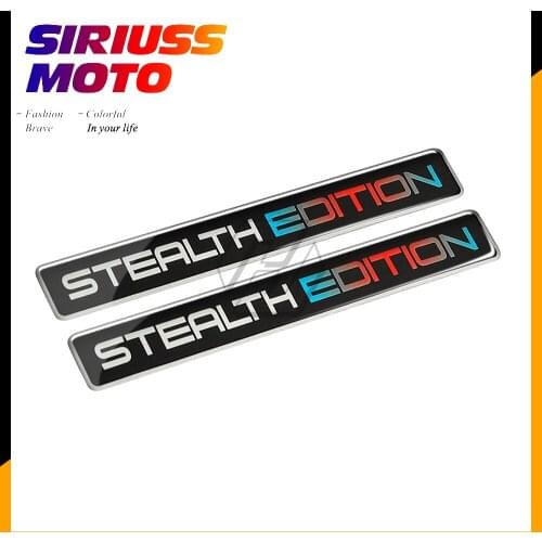 3D Motorcycle Tank Decal Stealth Edition Sticker Case for Yamaha Honda Kawasaki Suzuki Ducati Aprilia Vespa Triumph Decals