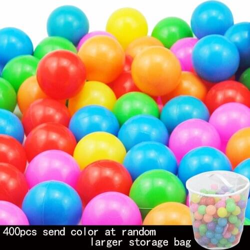 5.5cm 400Pcs Eco-Friendly Colorful Plastic Balls In The Pool Funny Baby Swim Pit Toy Play House Outdoors Sports Ocean Wave Ball