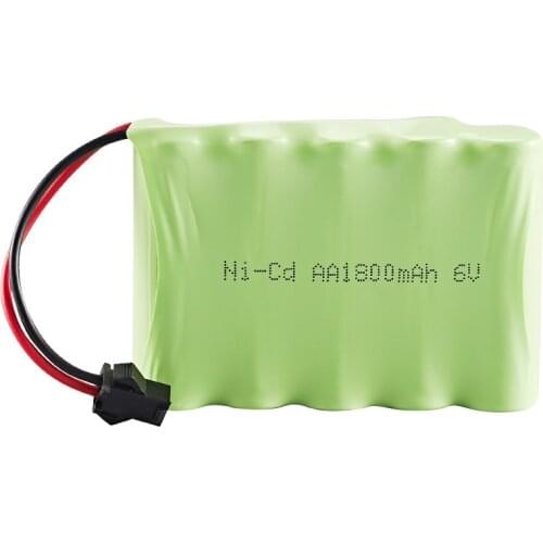 6v1000mah M-Style High capacity AA NI-CD rechargeable Battery for electric toys/RC car/RC truck/RC boat