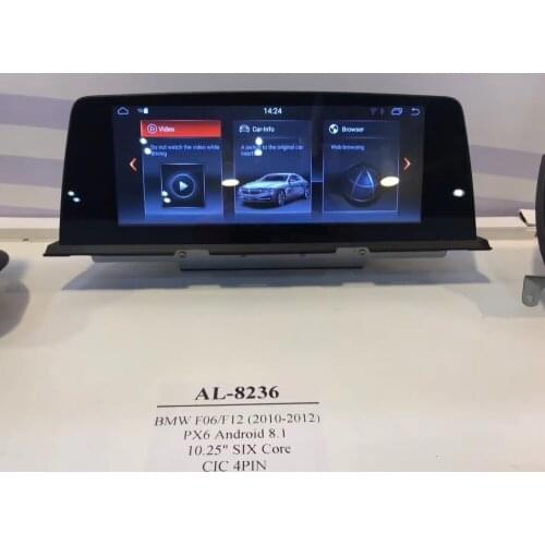 10.25" all in one touch Android 8.1 Car Raido GPS for BMW 6 Series F06 F12 Car Multimedia Player