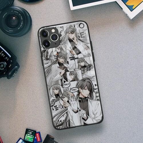 Hypnosis Mic Division Rap Battle Soft Silicone for IPhone Se 6s 7 8 Plus X XR XS 11 12 Mini Pro Max Glass Phone Case Cover Shell