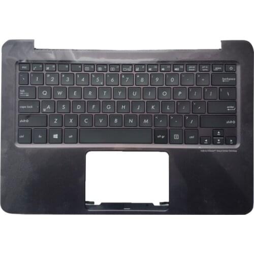 Laptop Palmrest Top Case With US Layout Keyboards for ASUS UX305 UX305CA UX305LA UX305UA UX305 UX305FA keyboard 90NB0AA1-R31US0