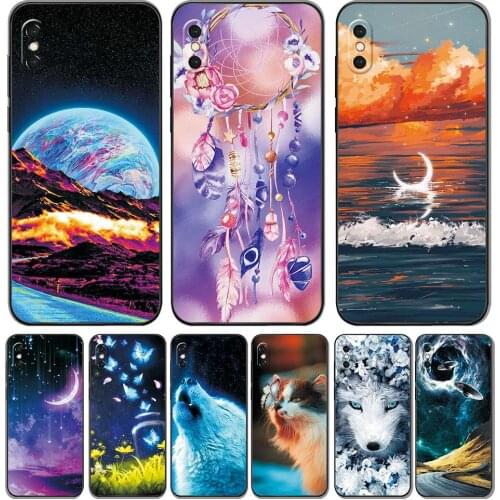 For iPhone XS Max Case Back Cover For iPhone XR Tpu Flowers Cute Cartoon Slicone Phone Bumper For iPhone X XR Case Cover XS Max