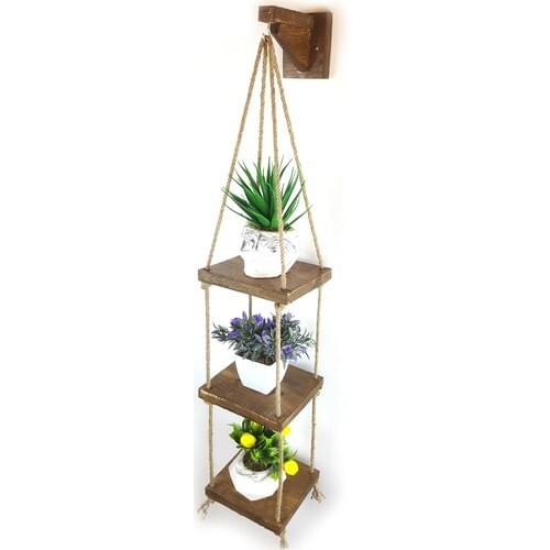 Lovvoart Wood Rack Decorative Askılıklı 3'lü