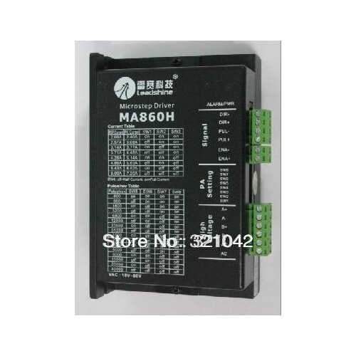 MA860H Stepper Motor Driver Controller Module 18-80V AC / 24-110V DC 7.2A for 2 Phase 86 Motor Stepper Motor Control Module
