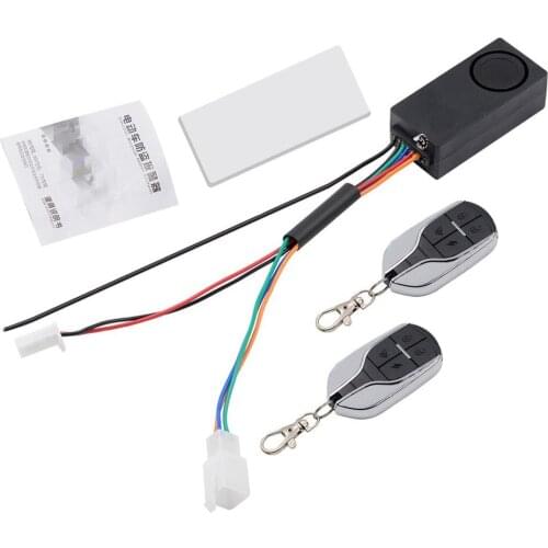 Electric Vehicle Burglar Alarm Adjustable Sensitivity Electric Vehicle Anti-theft Alarm Remote Control Alarm