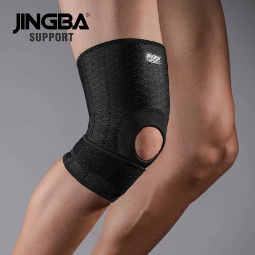 JINGBA SUPPORT Hot Outdoor Sports knee Pads Sports Volleyball Knee Brace Support Belt Running Knee Protector Basketball Fitness