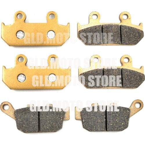 Front / Rear Brake Pads For Honda CBR250 R MC17 1987 VFR400 R NC24 1987-1988 XRV750 Africa Twin 1990-1993