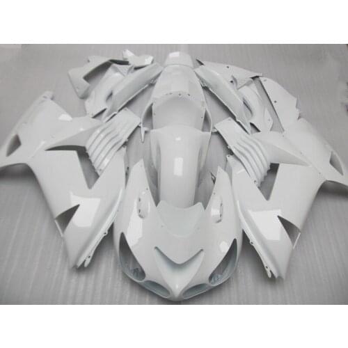 Motorcycle Fairing kit for KAWASAKI Ninja ZX14R 2006 2007 Injection mold ZX14R 06 07 Complete white Fairings aet+gifts SQ55